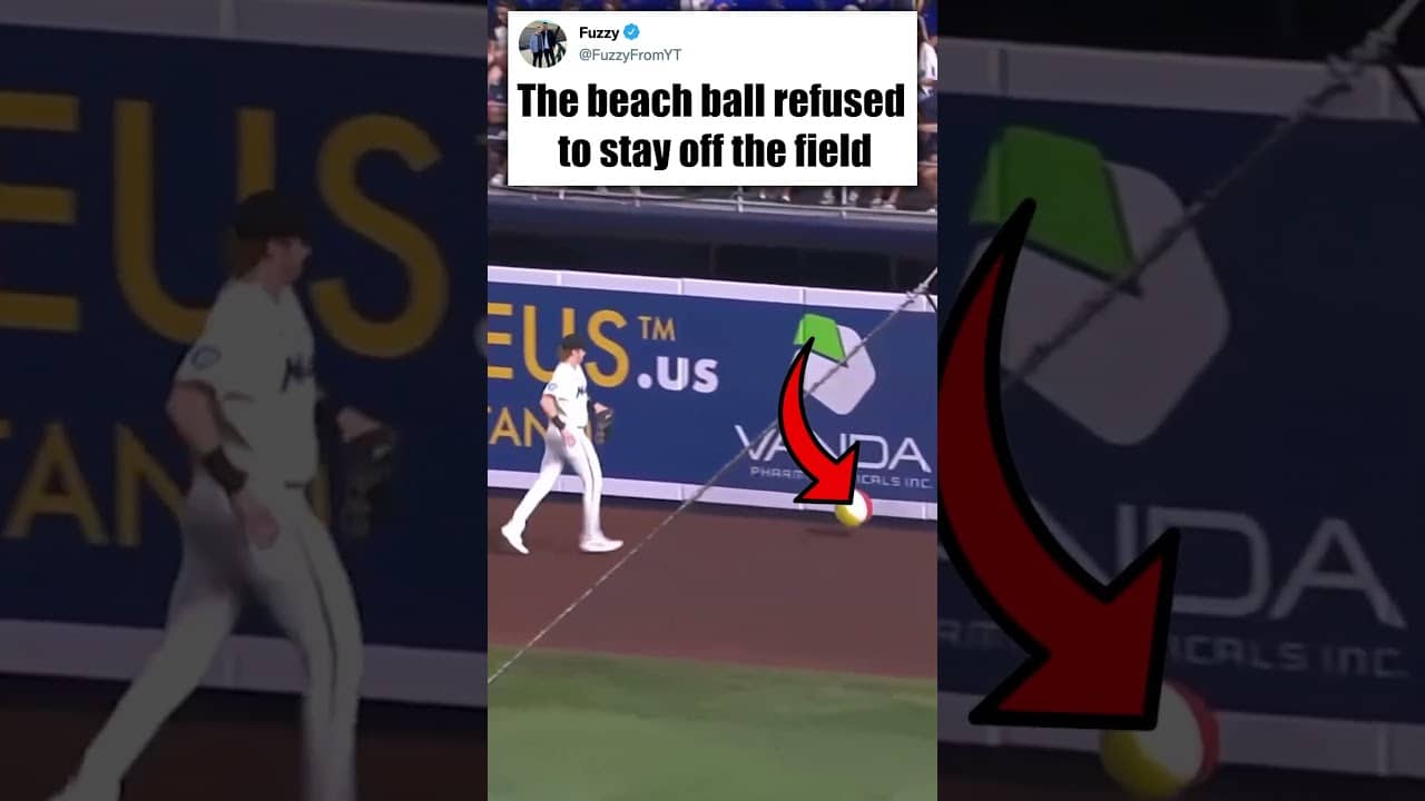 wrong ball on the field 😅