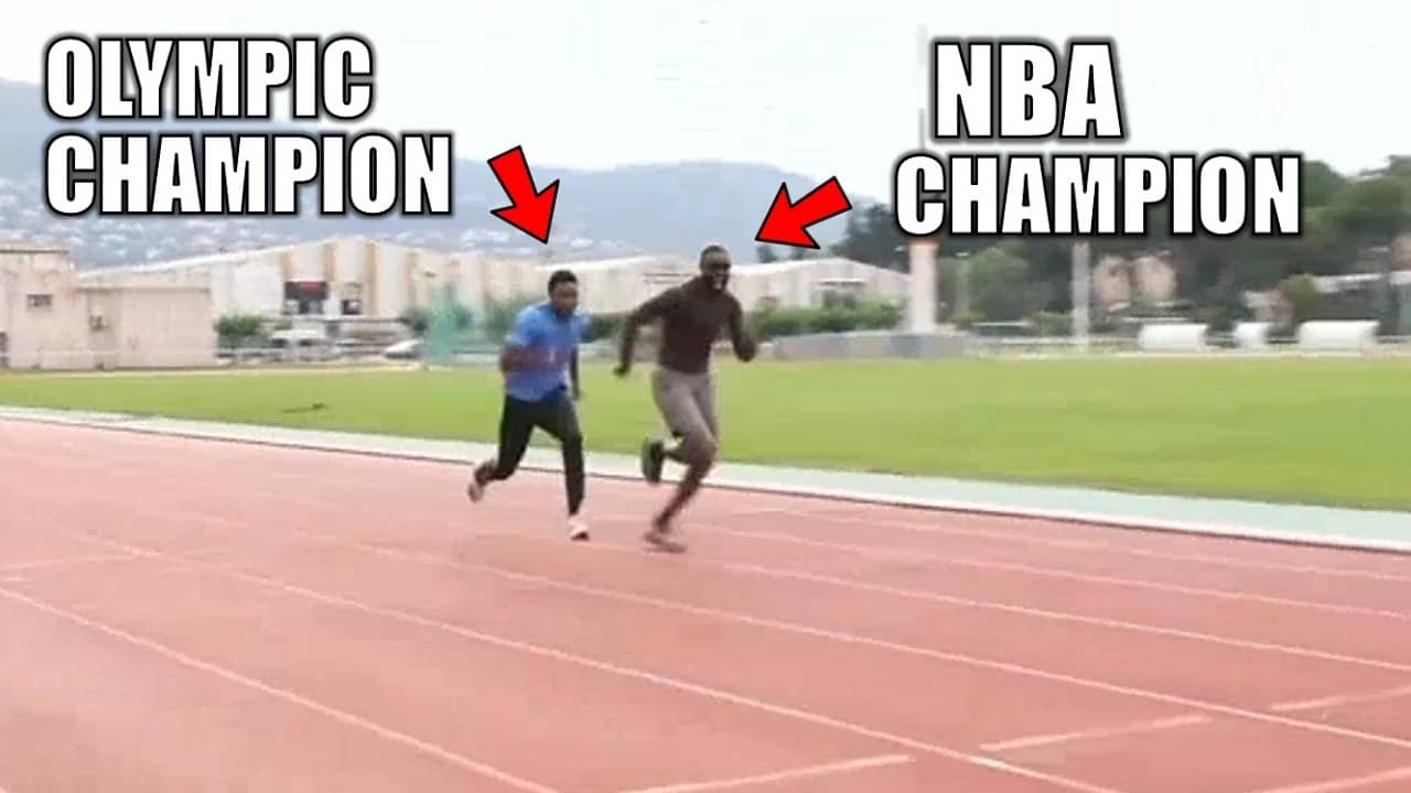 Noah Lyles vs. NBA Champion Jaylen Brown || How Is He This Fast???