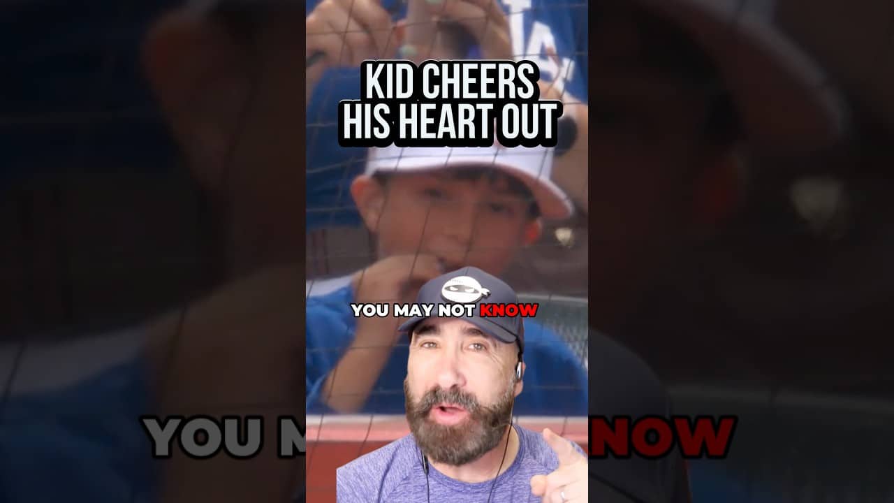This kid took over the entire Dodgers broadcast 🤣 #mlb #baseball