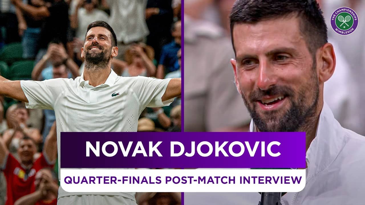 "Moments that I still play tennis for" | Novak Djokovic | Post-match Interview | Wimbledon 2026
