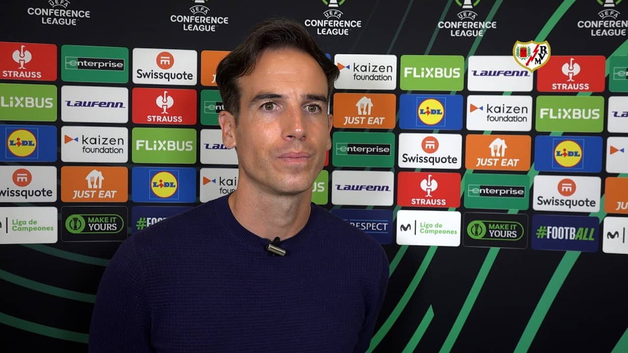 Íñigo Pérez tras el Rayo Vallecano 3 - AEK de Atenas 0