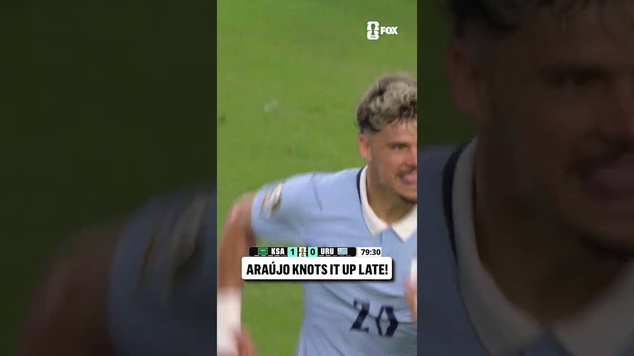 URUGUAY SCORES ITS FIRST GOAL OF THE 2026 FIFA WORLD CUP!