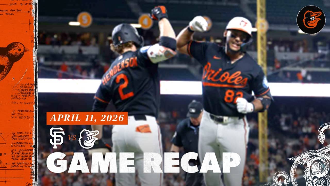 Giants vs. Orioles Game Recap (4/11/26) | MLB Highlights | Baltimore Orioles