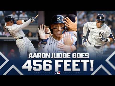 Aaron Judge BELTS a 456-FOOT HOMER in the 1st! 💥 (Ties teammate Paul Goldschmidt in career HRs!)