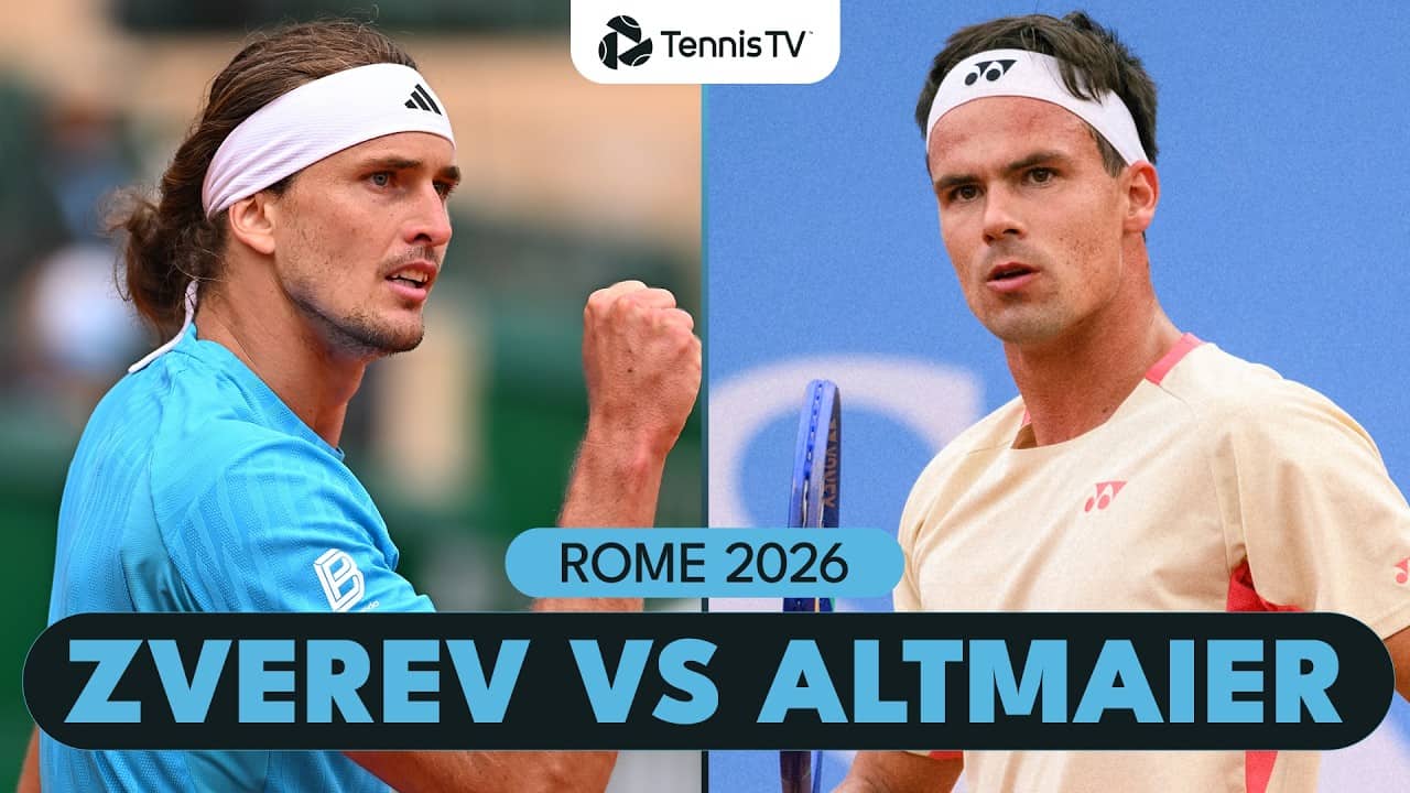 Alexander Zverev Fun Battle Vs Daniel Altmaier Highlights | Rome 2026