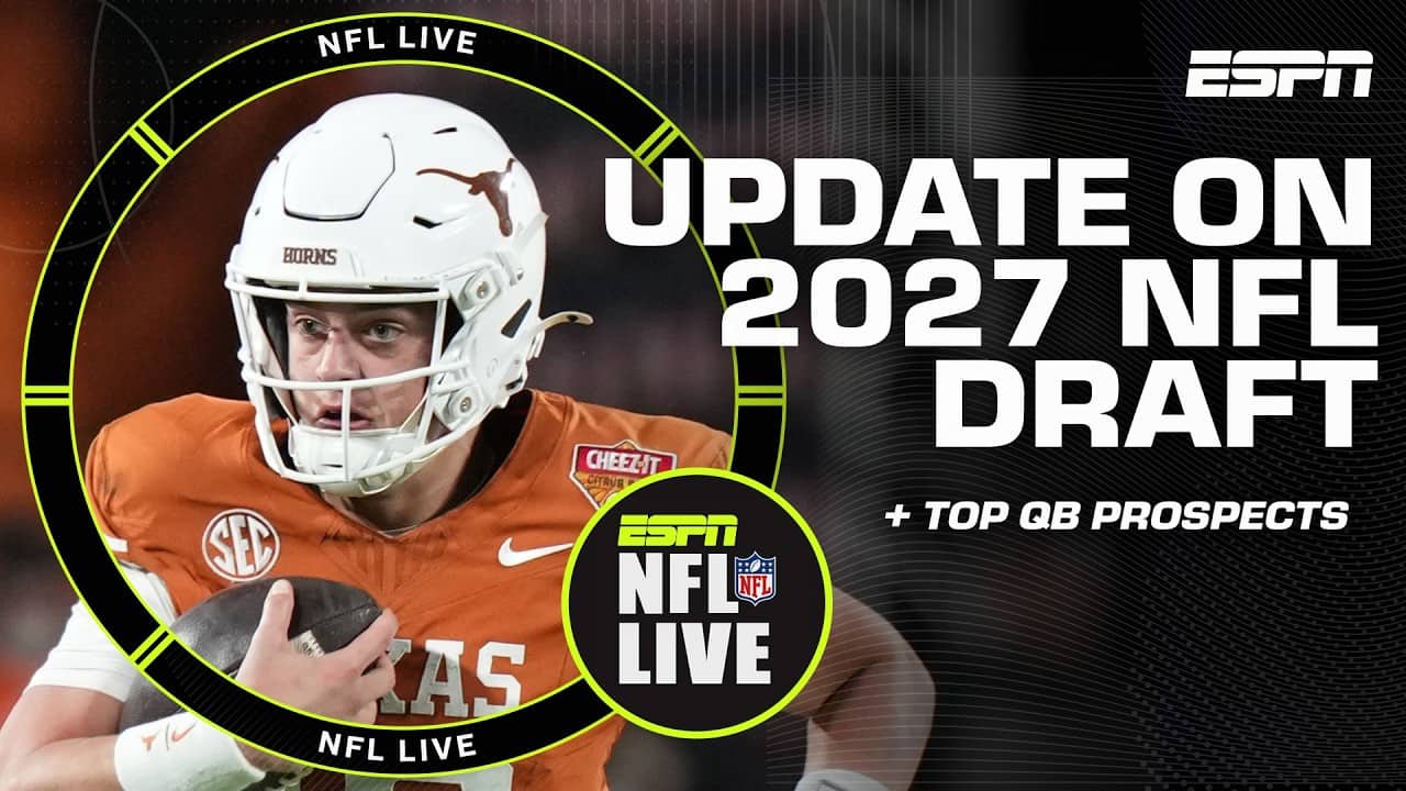 2027 NFL Draft dates revealed 🚨 Will Arch Manning or Dante Moore go No. 1 overall? | NFL Live