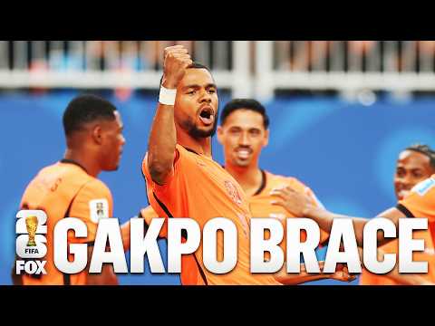 Netherlands' Cody Gakpo Scores Two Goals vs Sweden 🇳🇱 2026 FIFA World Cup™