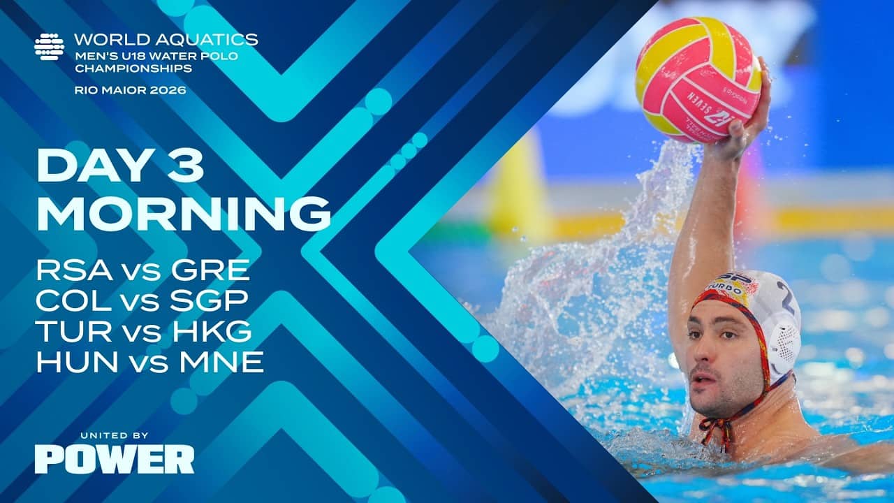 Morning Session | Day 3 | Groups | World Aquatics Men's U18 Water Polo Championships 2026