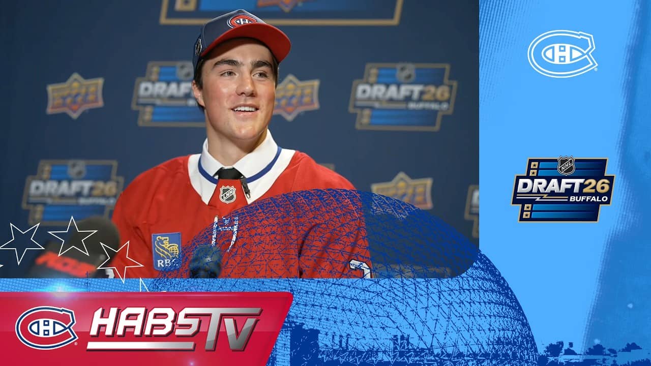 Cooper Cleaves on being selected 93rd overall at the 2026 NHL Draft | LIVE PRESS CONFERENCE
