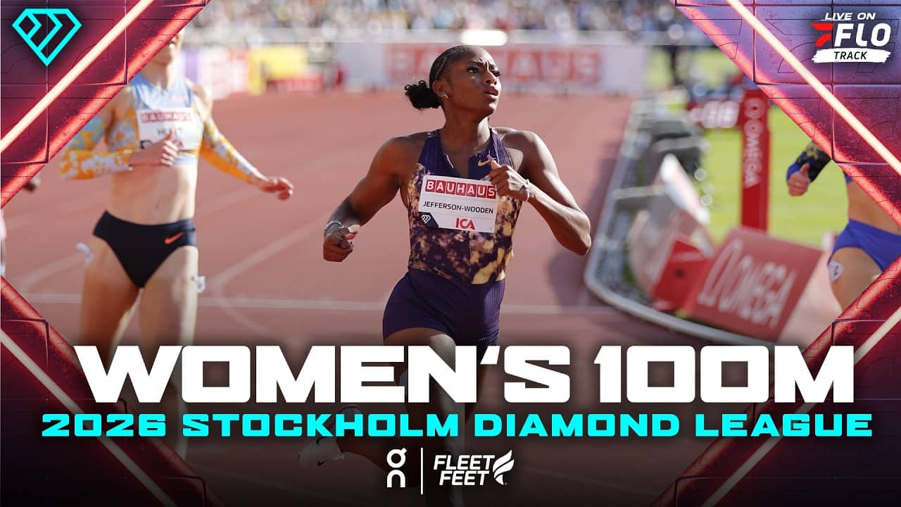 Melissa Jeffererson-Wooden Runs A Fast 100m | 2026 Stockholm Diamond League
