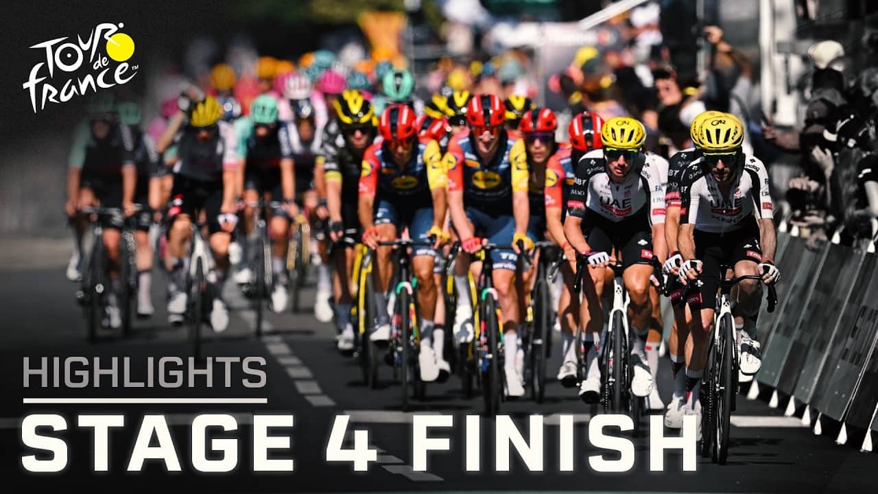 Tour de France 2026 highlights: Stage 4 Finish | Cycling on NBC Sports