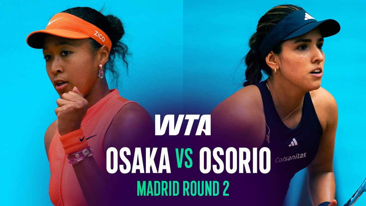 Naomi Osaka vs. Camila Osorio | 2026 Madrid Round 2 | WTA Match Highlights