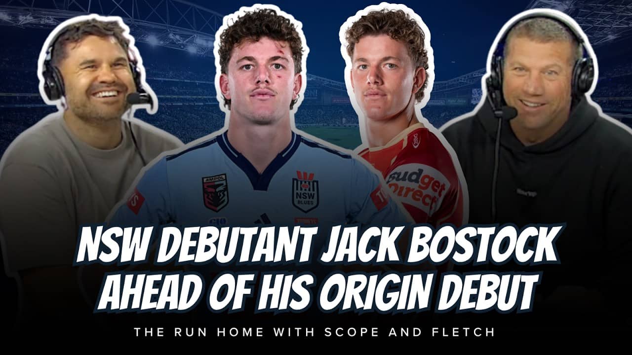 #NRL | NSW winger Jack Bostock with Fletch and Scope ahead of his Origin debut!