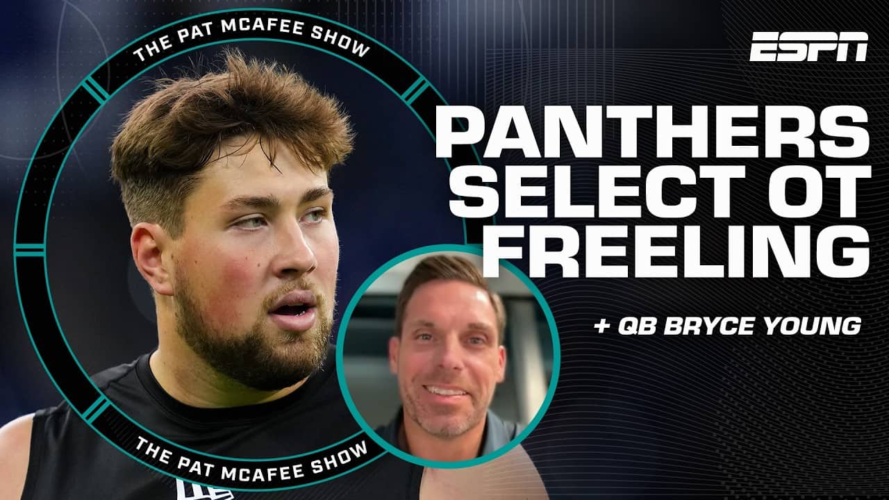 Dan Morgan on Panthers drafting Monroe Freeling + Bryce Young🔥 | The Pat McAfee Draft Spectacular