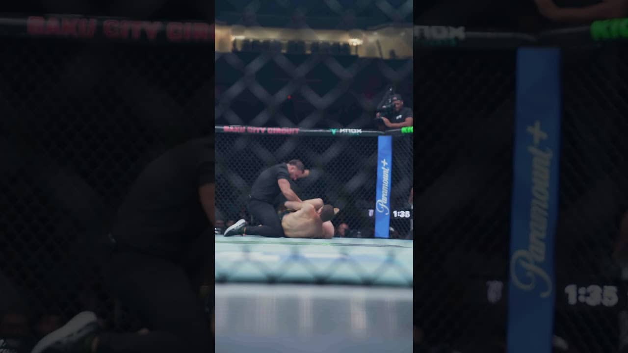 Abus with the submission win! #ufcbaku