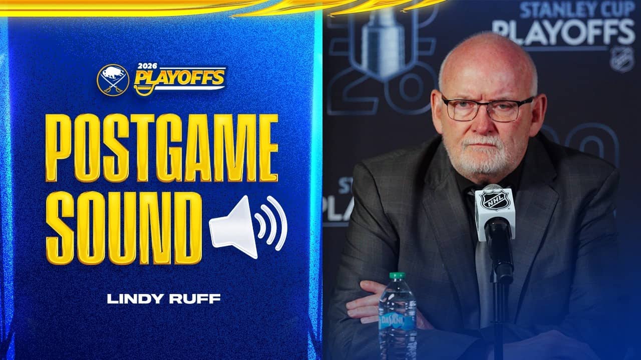"I Can Trust Every Line" | Lindy Ruff After 4-2 Win Over Montreal In Game 1 | Buffalo Sabres