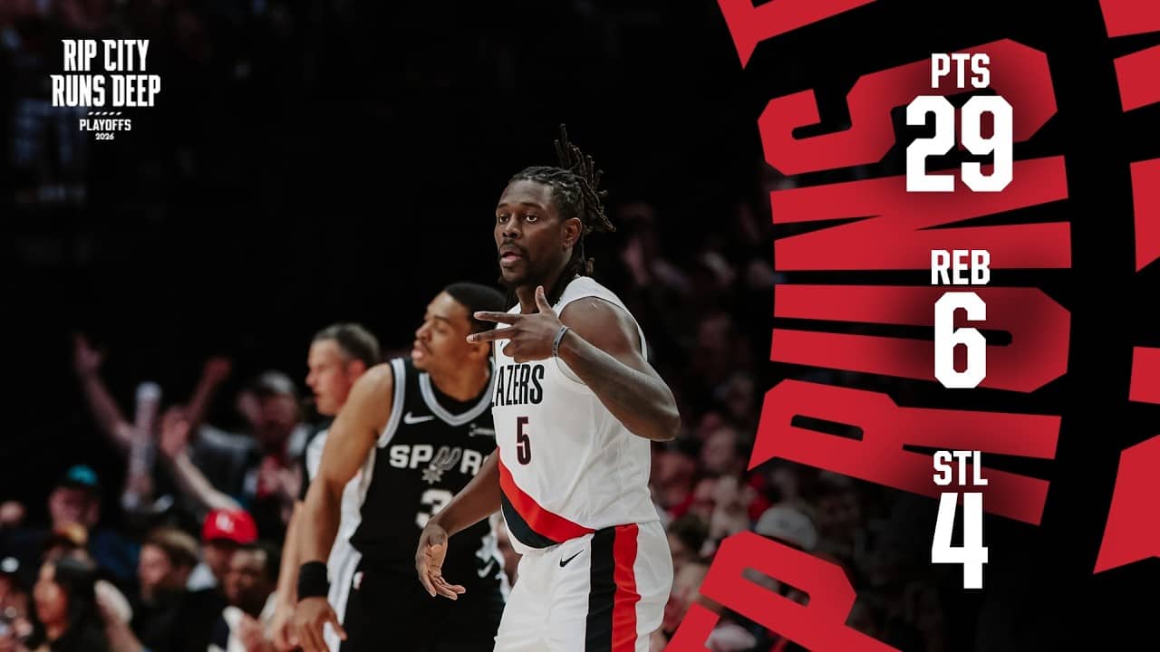 Jrue Holiday 29 Point Performance In Game 3 vs Spurs | Portland Trail Blazers | April 24, 2026