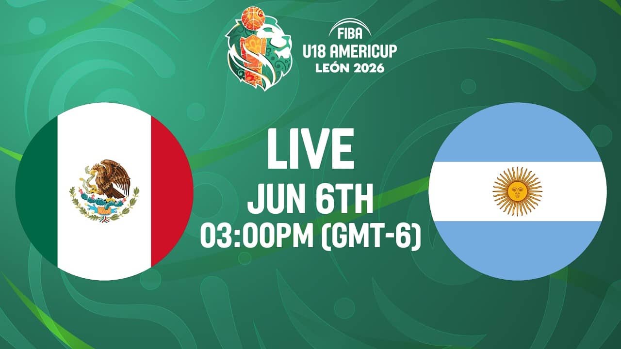 LIVE - Mexico v Argentina | FIBA U18 AmeriCup 2026 | Class. 5-8