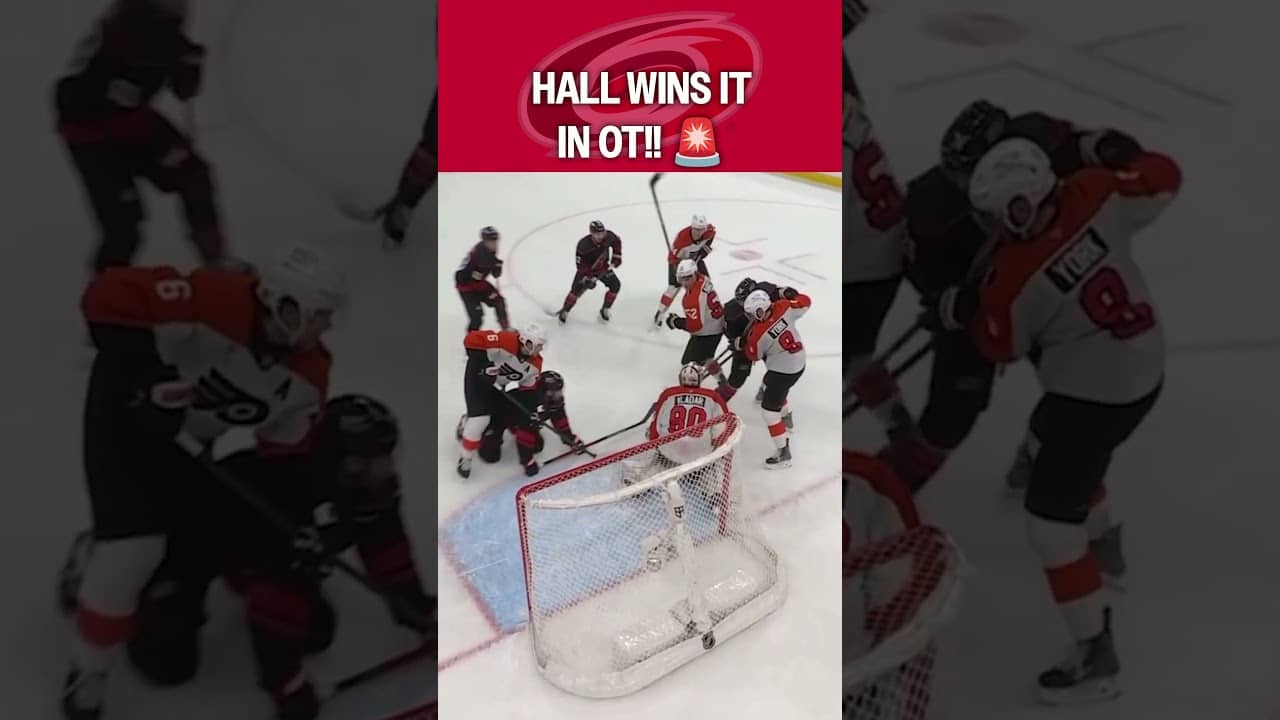 Canes Up 2-0 🚨 Hall OT Winner