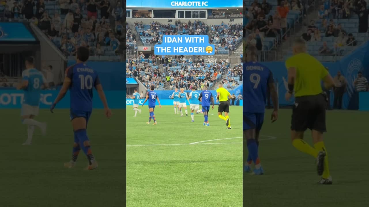 Checks watch: it’s TOKLO TIME ⏰ #mls #charlottefc #soccer #soccershorts #goal #header
