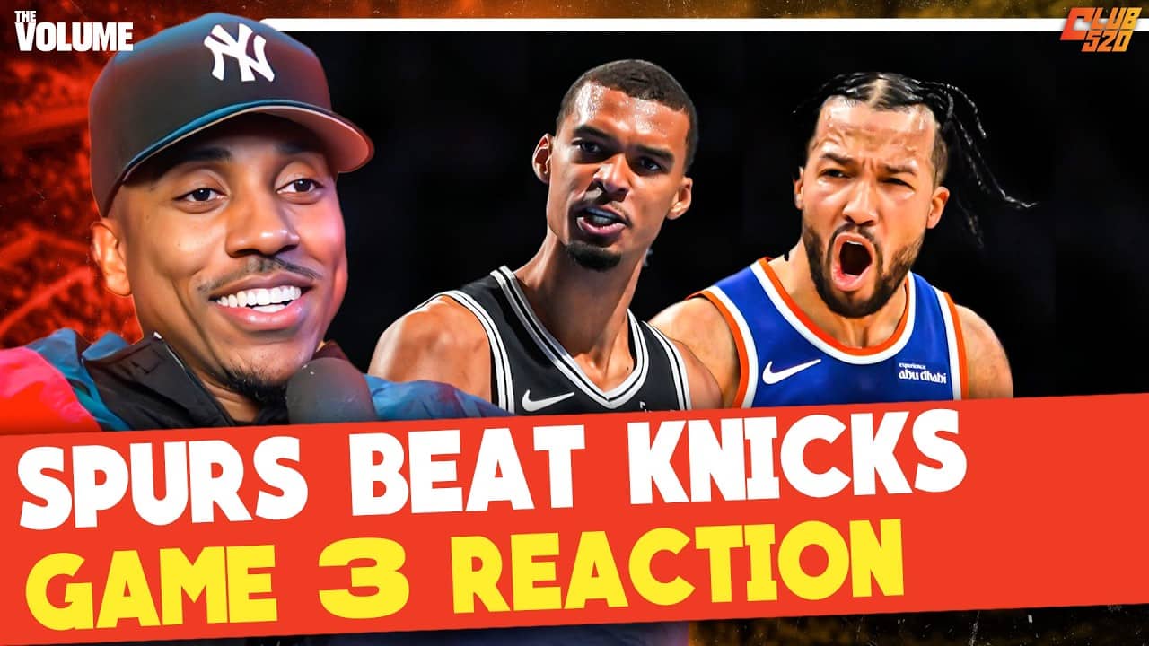 Jeff Teague INSTANT REACTION: Wemby & Spurs WIN GAME 3, BEAT Brunson & Knicks | Club 520 NBA Finals
