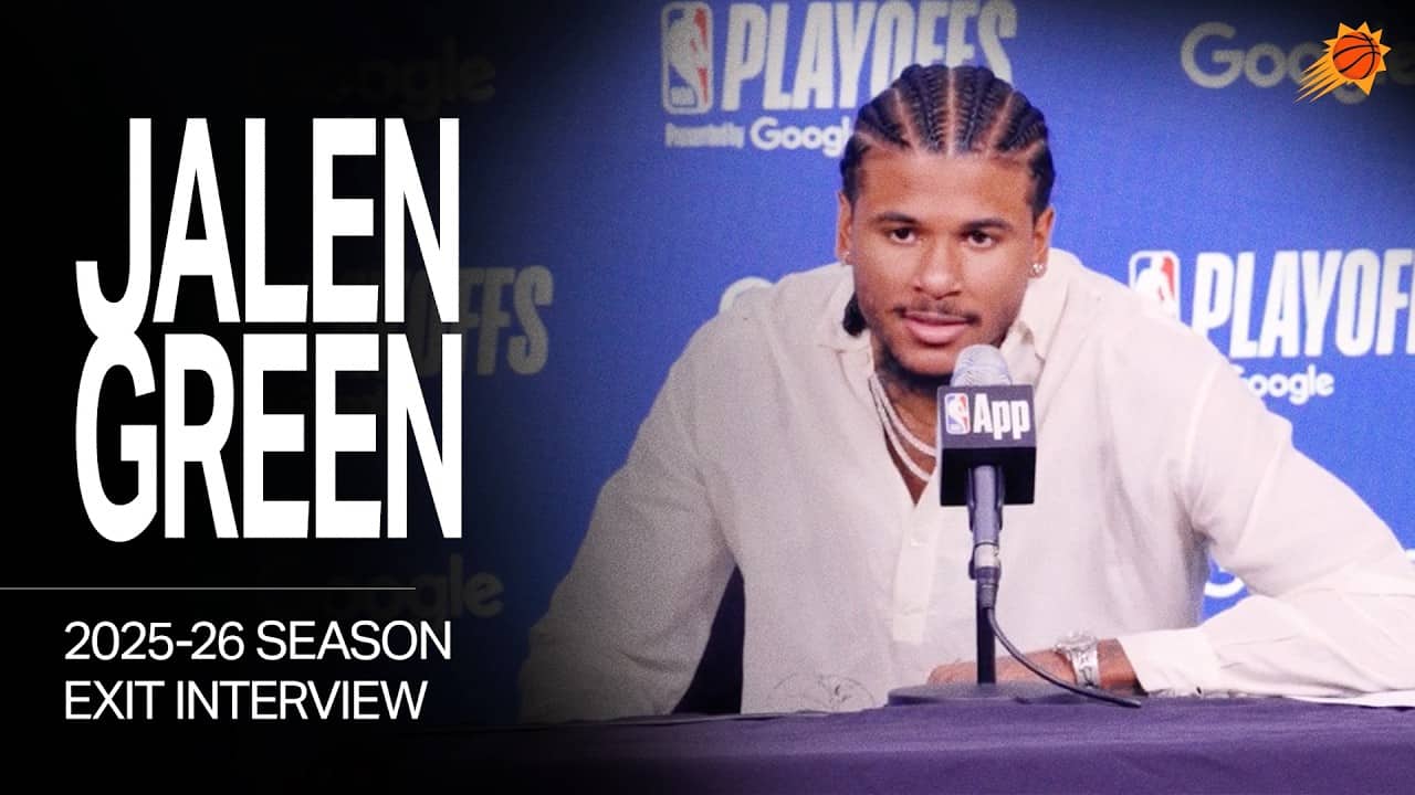 Jalen Green 2025-26 Season Exit Interview | Phoenix Suns