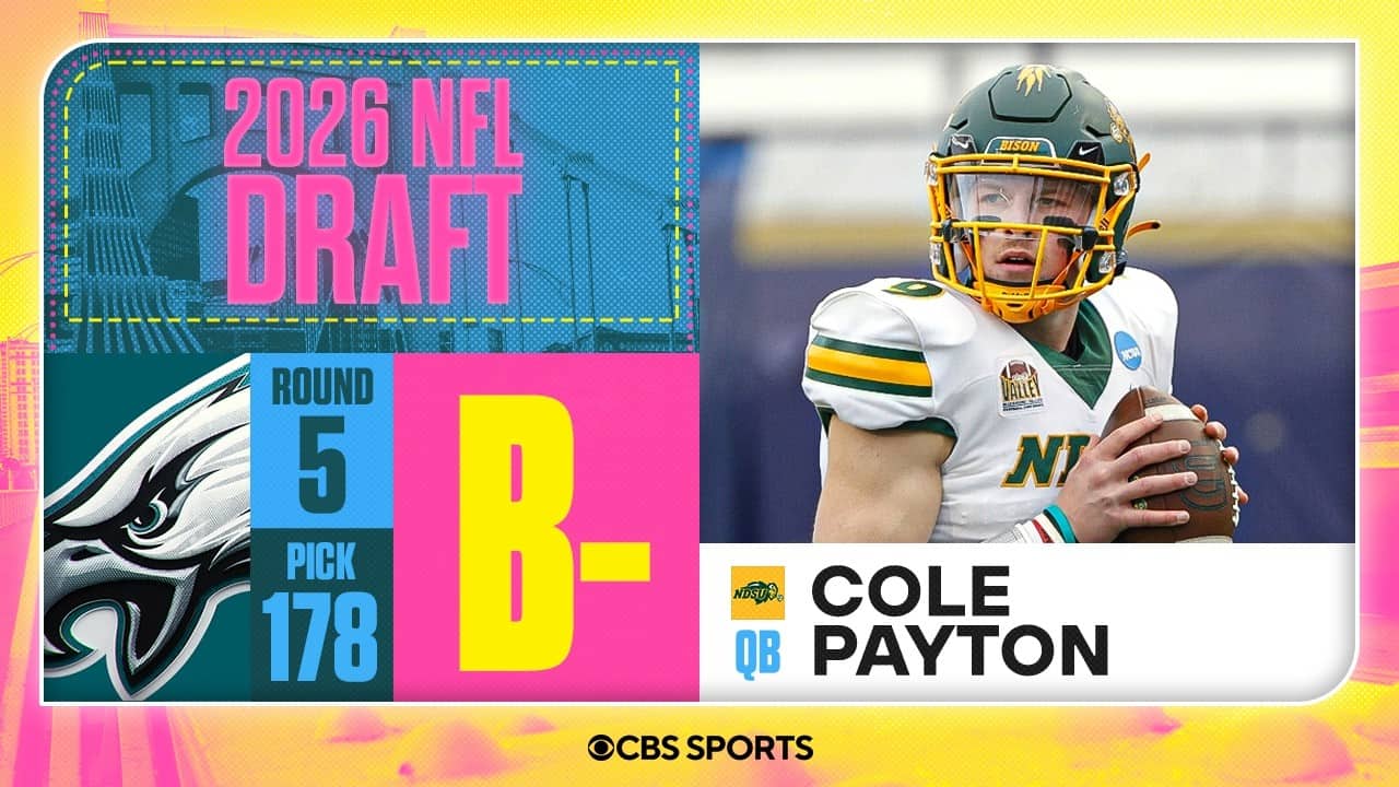 Eagles select Cole Payton in Fifth Round, No. 178 overall | 2026 NFL Draft Grades & Reaction