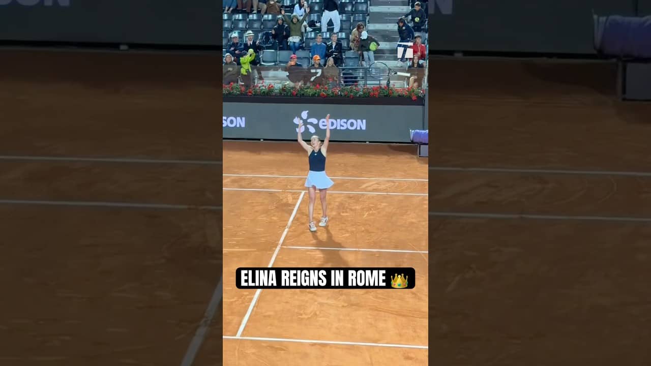 ROME CHAMP ONCE AGAIN 🏆 #IBI26 #elinasvitolina