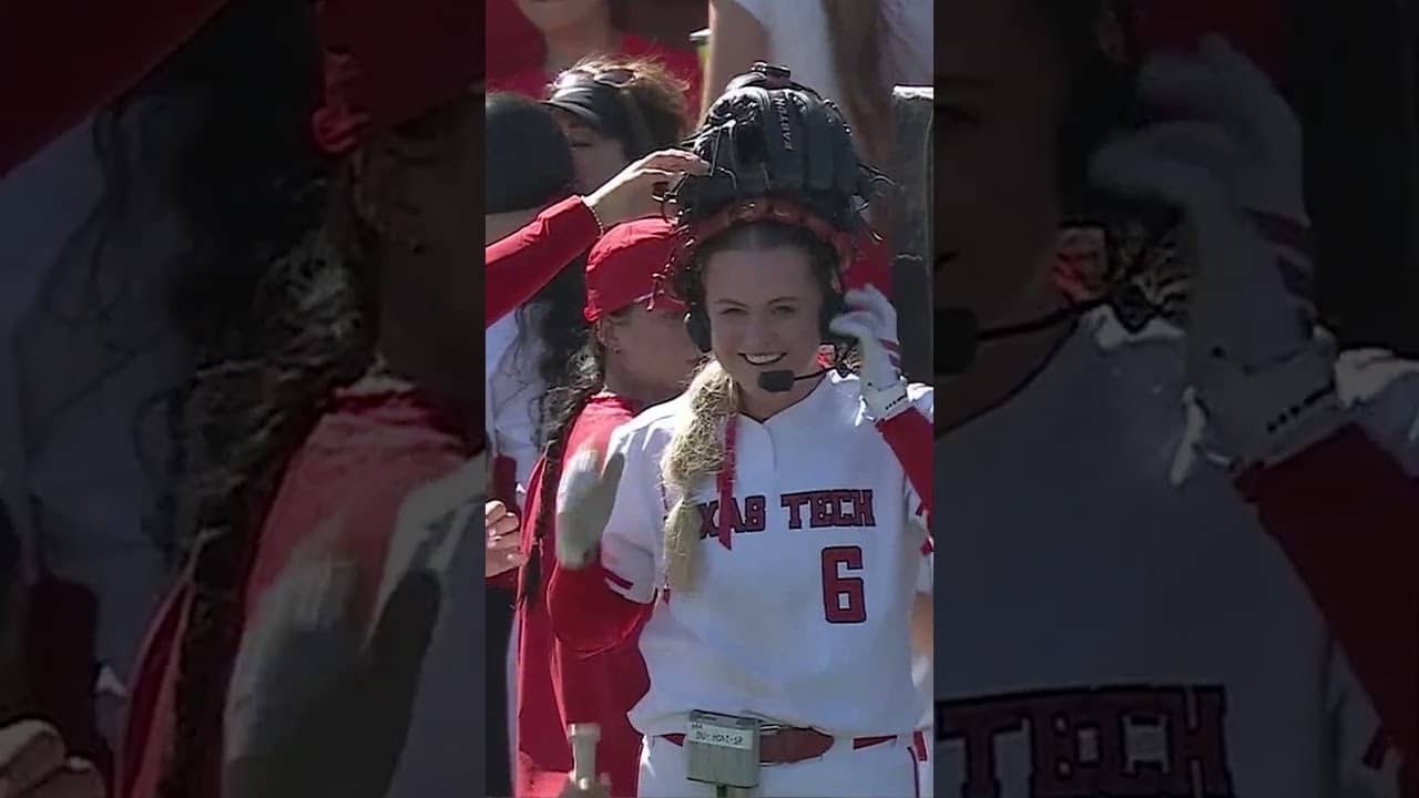 Texas Tech having fun after INSANE comeback win 💪 #shorts