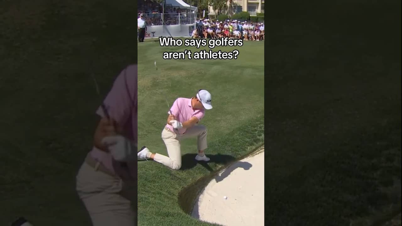 Golfers are athletic 💪