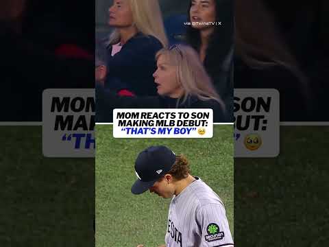 Twins' Andrew Morris has one proud momma ❤️ #minnesotatwins
