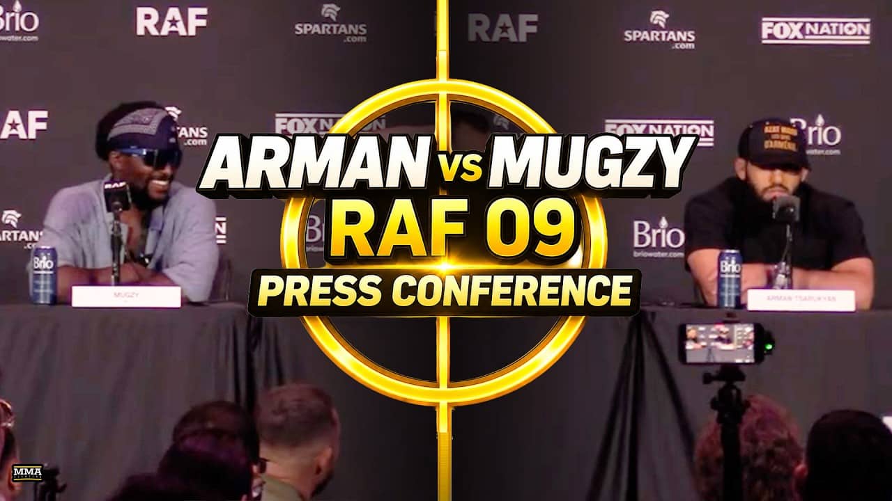 Arman Tsarukyan vs. Mugzy Bulljunk RAF 09 Press Conference | MMA Fighting
