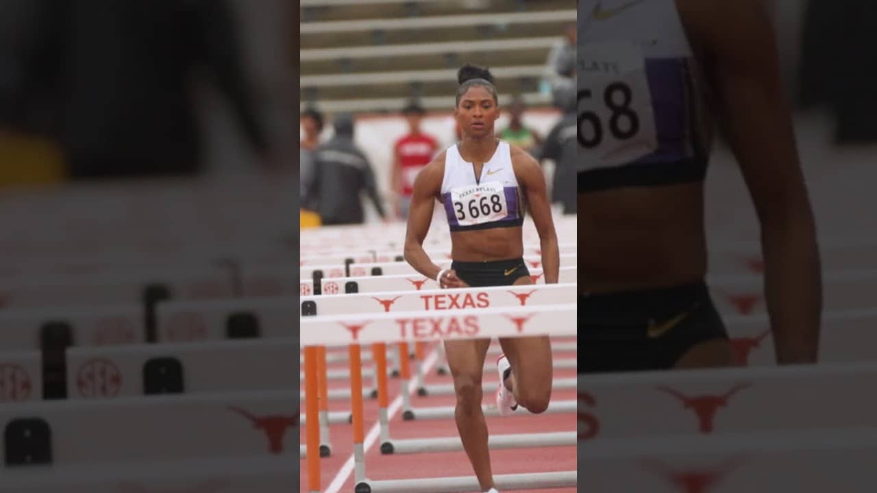 2024 Olympic 100mH Gold Medalist Masai Russell opens up 2026 season with a 12.72 (+2.4)