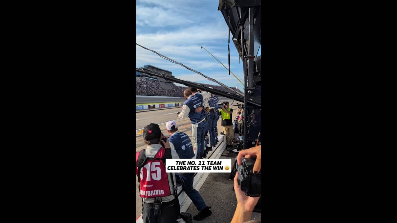 What A Win For Denny Hamlin 👏