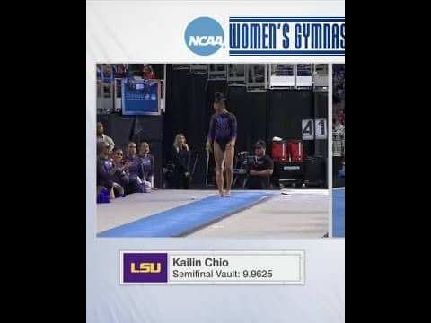 🚨 KAILIN CHIO STICKS FIRST 10.0 IN NATIONAL CHAMPIONSHIP SINCE 2023