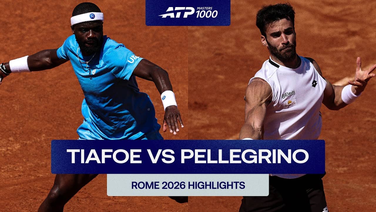 Frances Tiafoe vs. Andrea Pellegrino Highlights | Rome 2026 Round 3