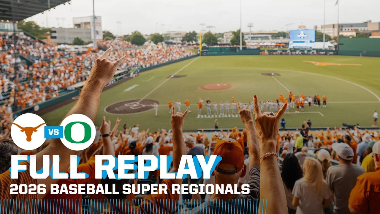 Texas vs. Oregon: 2026 NCAA baseball super regionals Game 2 | FULL REPLAY