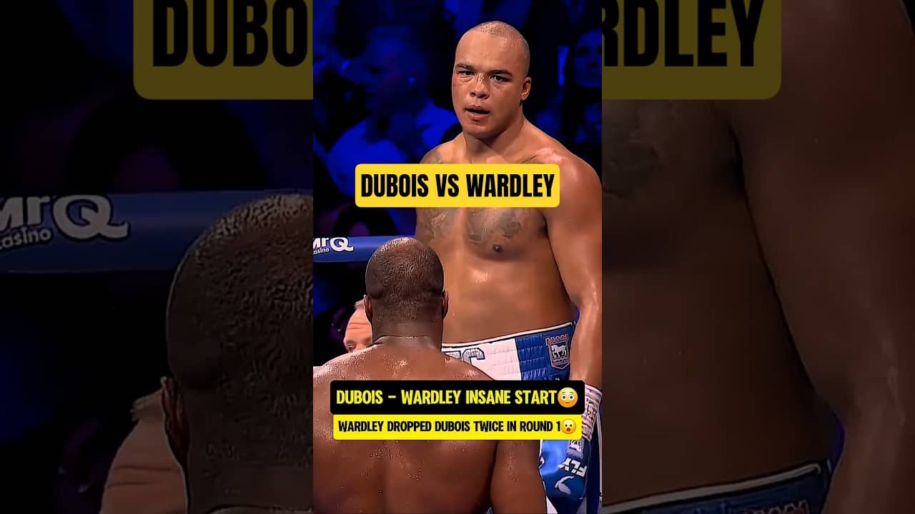 Wardley DROPPED Dubois STRAIGHT AWAY🥊 Live on @daznboxing #Ring6