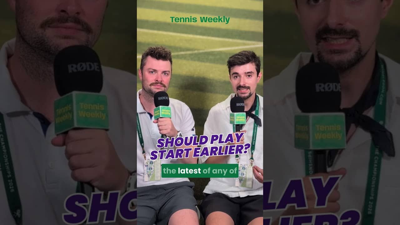 Should Wimbledon start matches earlier on like the other grand slams #wimbledon #zverev #tennis