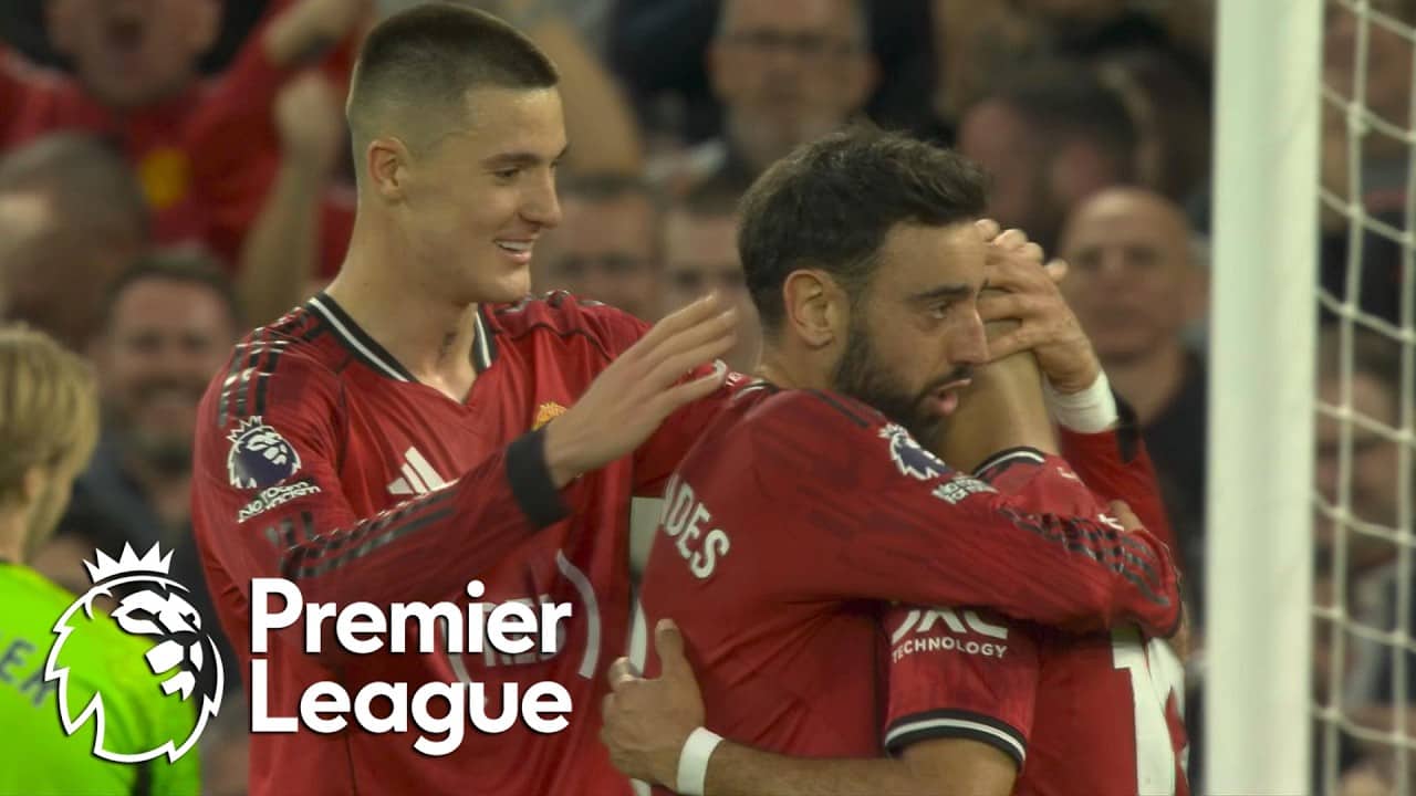 Benjamin Sesko doubles Manchester United's lead over Brentford | Premier League | NBC Sports