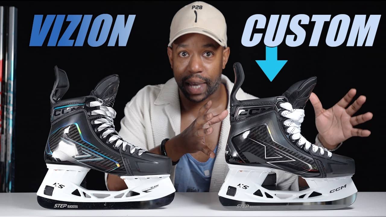 Custom Skates might be RUINED ! - CCM VIZION Custom hockey skates vs retail