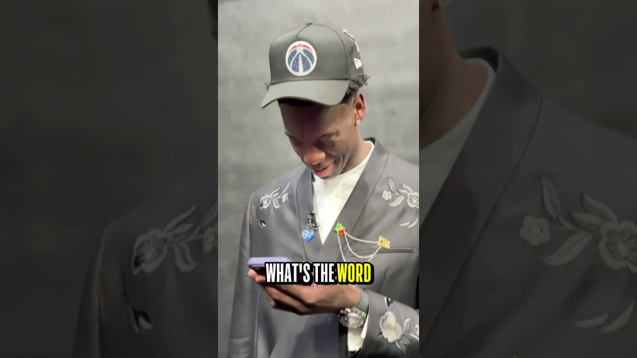 AJ Dybantsa gets a call from Trae Young