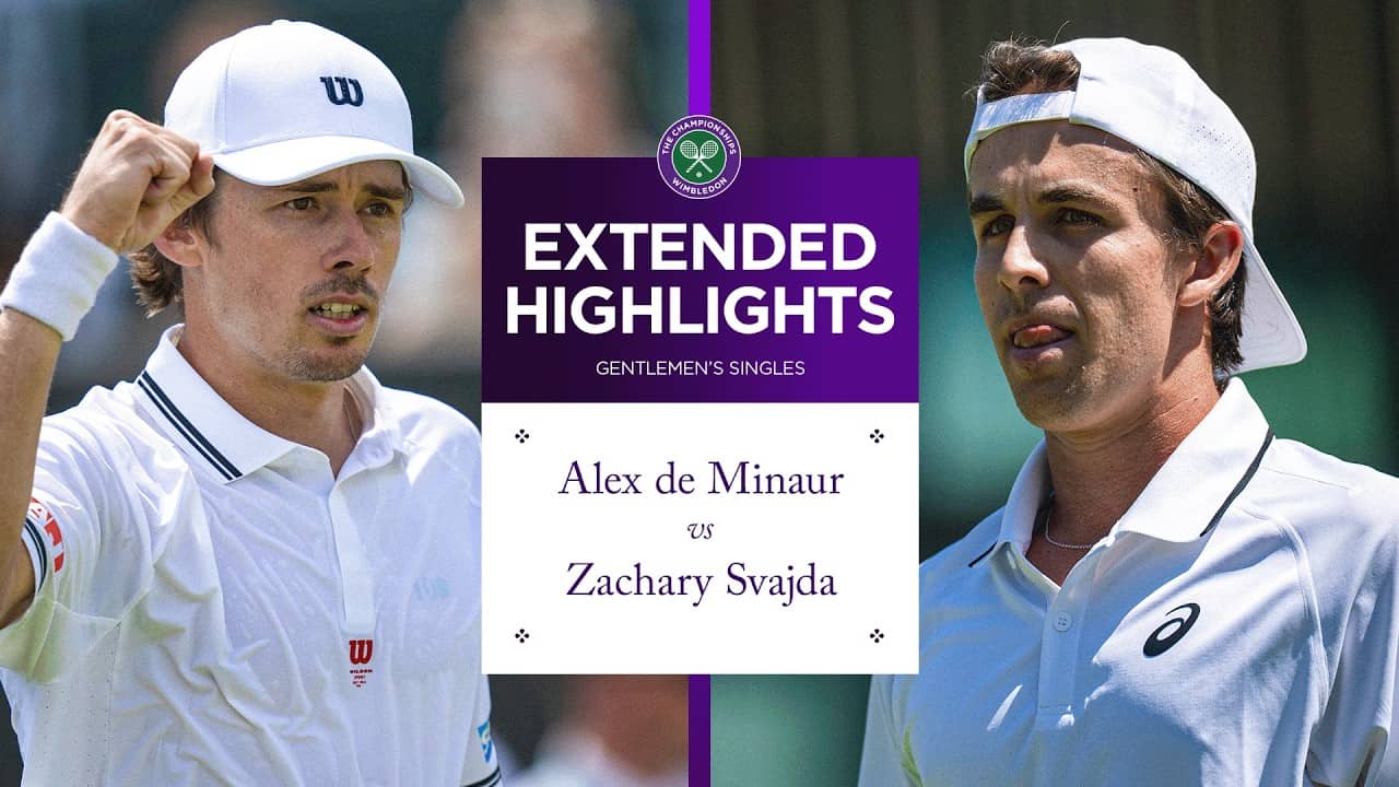 Four set thriller! Alex de Minaur vs Zachary Svajda | Match Highlights | Wimbledon 2026
