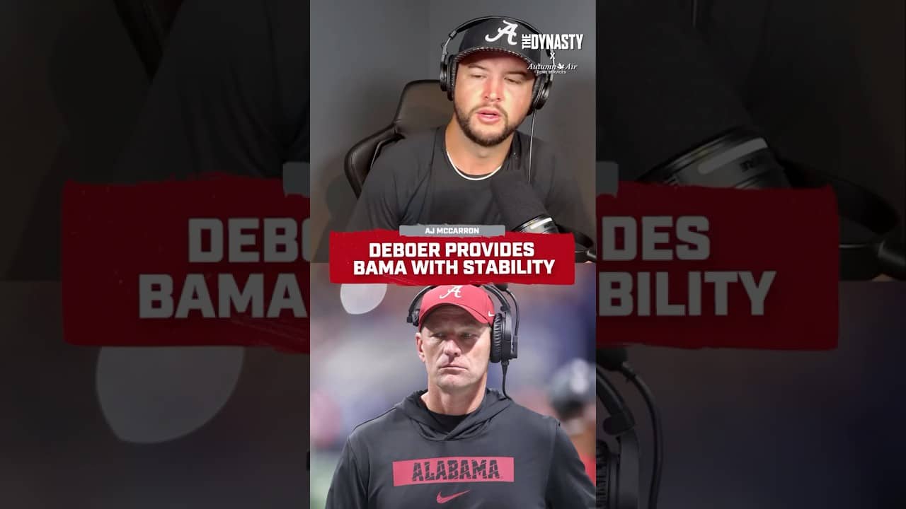 DeBoer Provides Bama With Stability