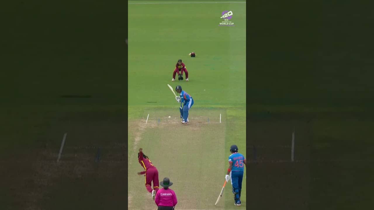 Straight in from Deandra Dottin 🎯 #T20WorldCup