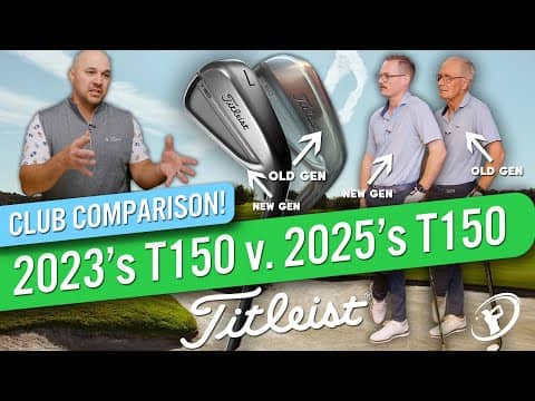 OLD vs NEW TITLEIST T150s // Club Generation Comparison
