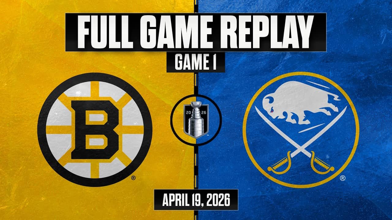 Playoffs RETURN to Buffalo! Bruins vs. Sabres | Full Game Replay | April 19, 2026