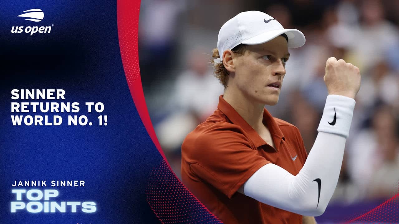 Jannik Sinner's Greatest Points Against Carlos Alcaraz | US Open