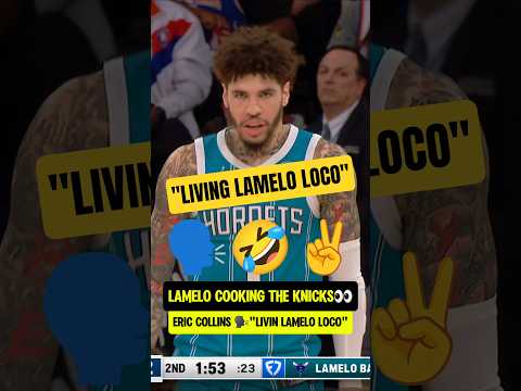 Eric Collins is LaMelo's biggest fan🤣✌️