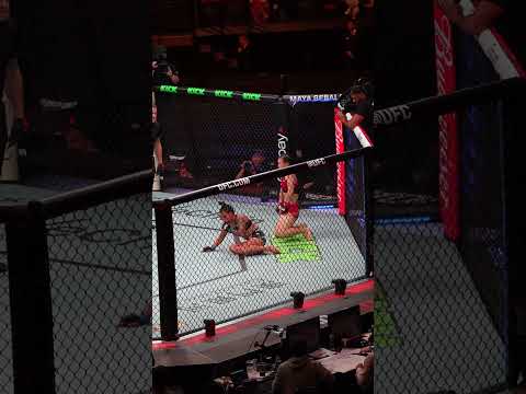POV your in the stands for Shi Ming's finish! #ufcmacau